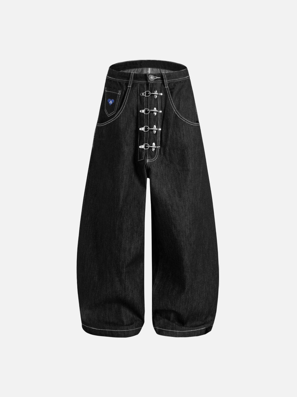 [Pre-Order] Aelfric Eden Metal Button Raw Barrel Jeans
