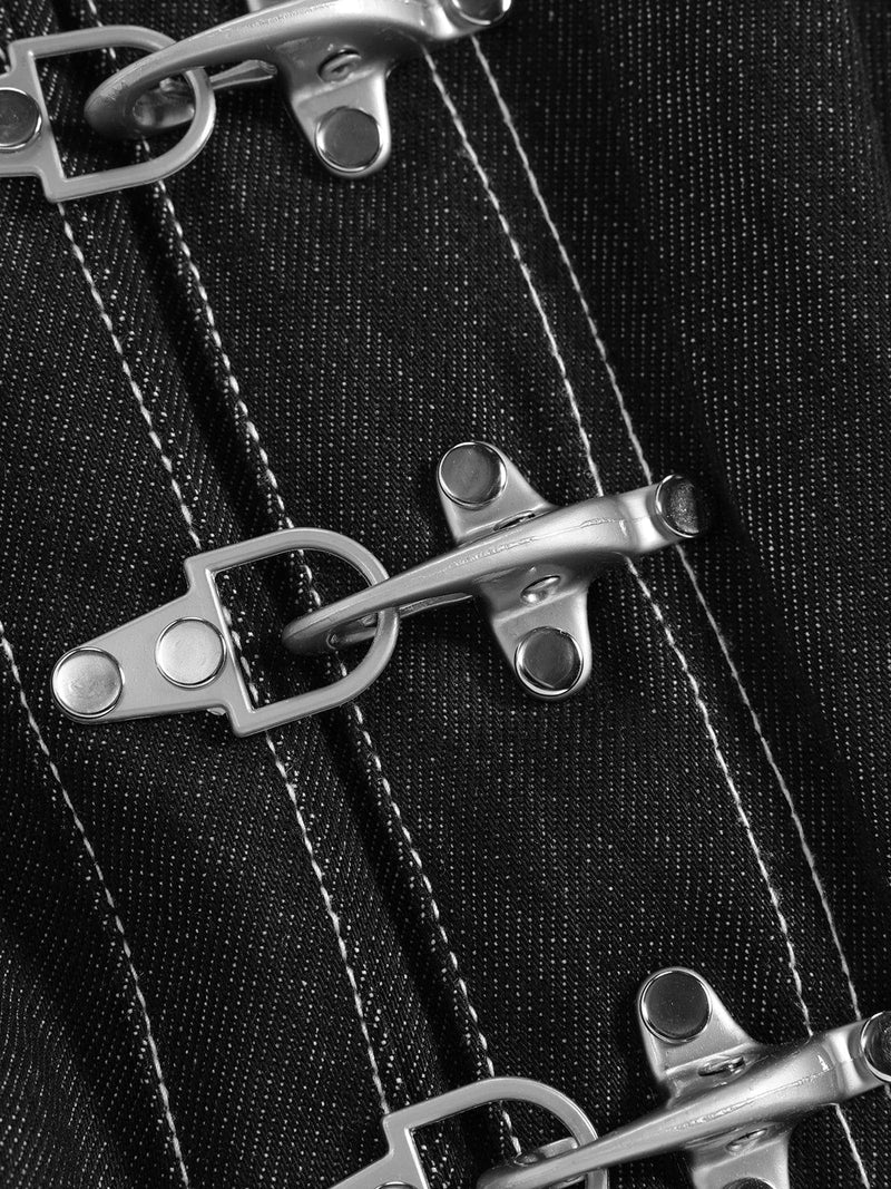 [Pre-Order] Aelfric Eden Metal Button Raw Barrel Jeans
