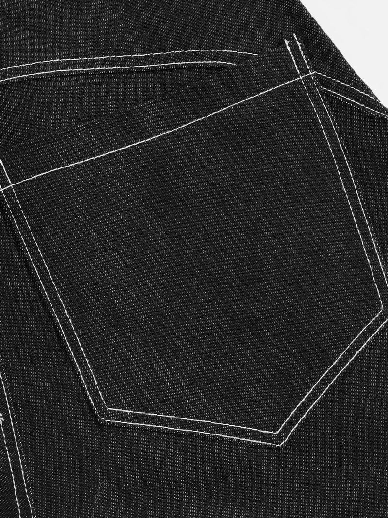 [Pre-Order] Aelfric Eden Metal Button Raw Barrel Jeans